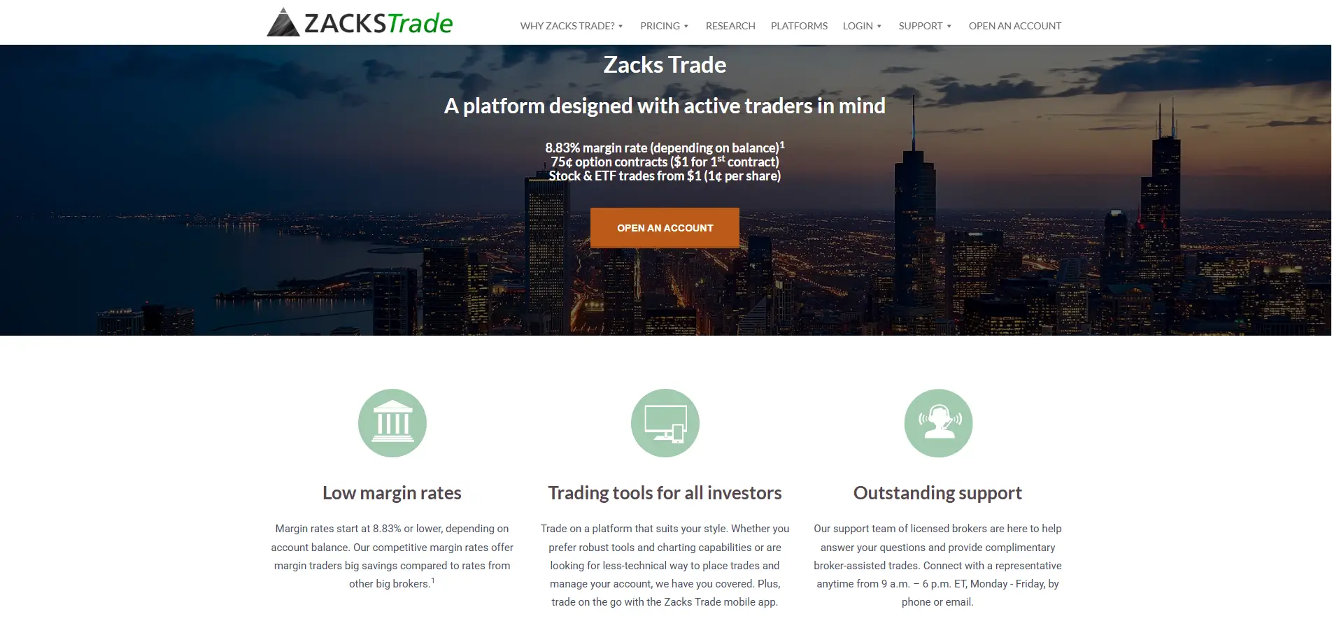 Zacks Trade