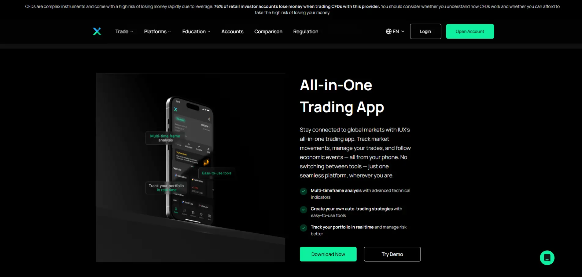 IUX TradingApp