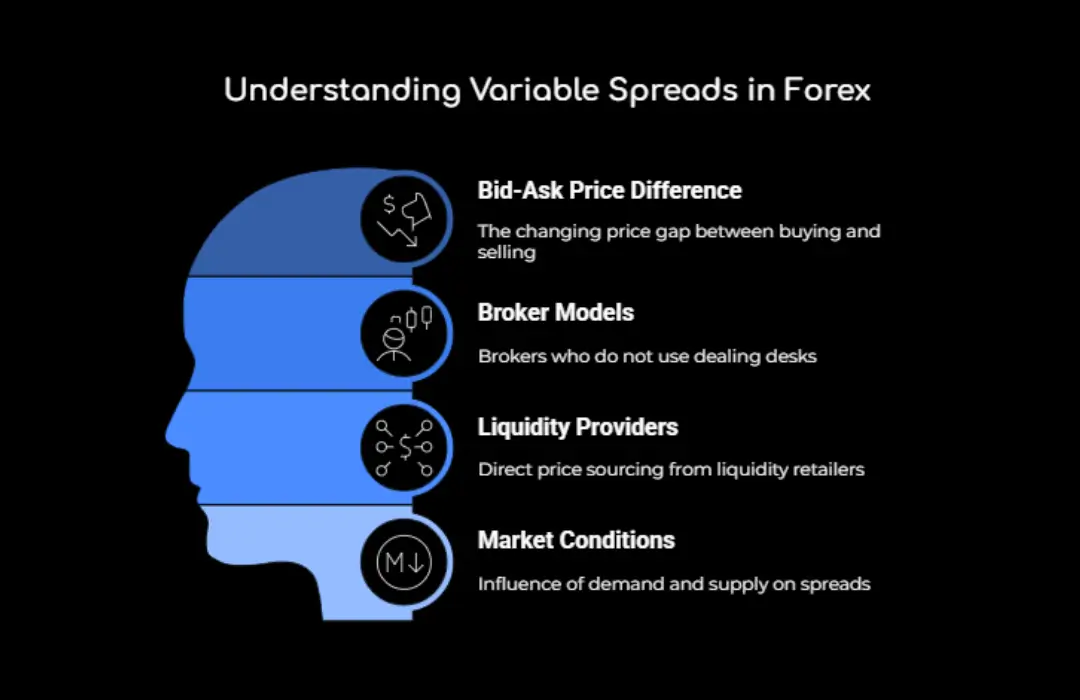Understanding variable Spreads in Forex