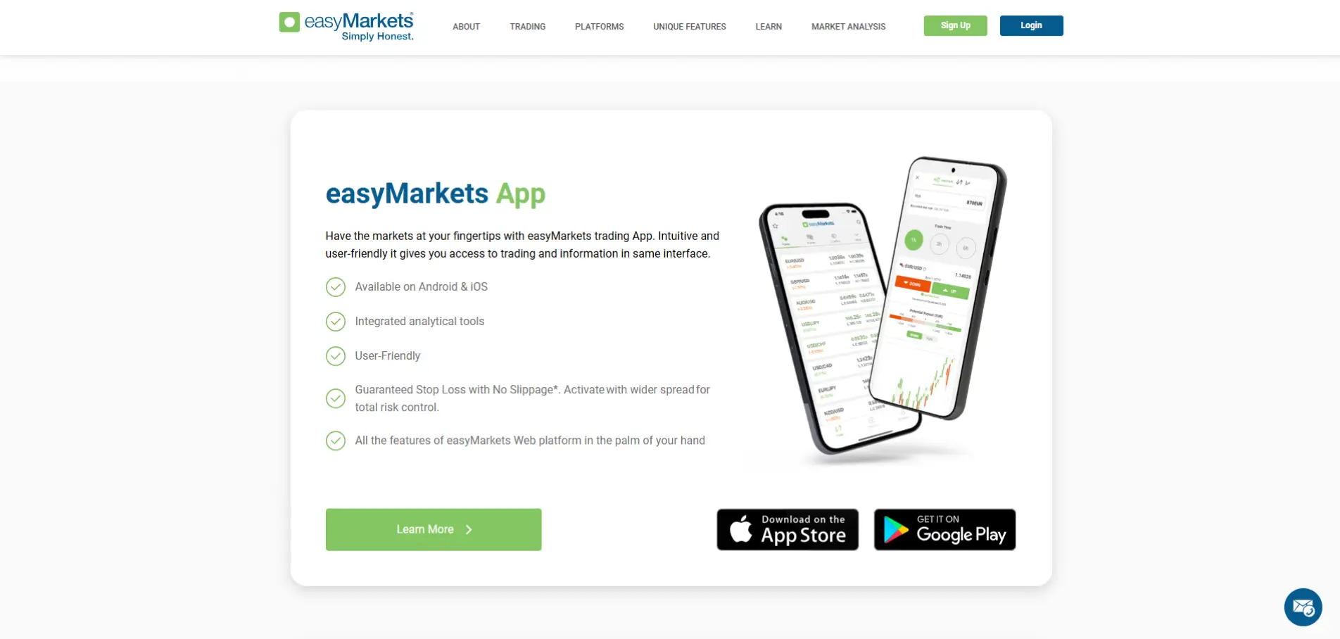 easyMarkets App