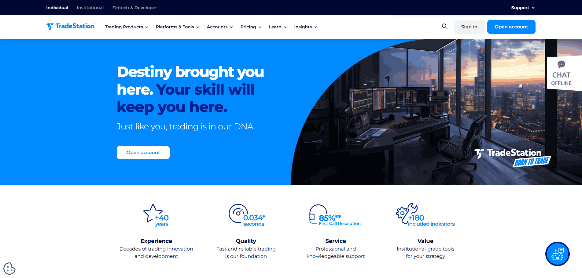 Get Up to $5,000 - Open New TradeStation Account Today | Offer Code:  NERDAFYN