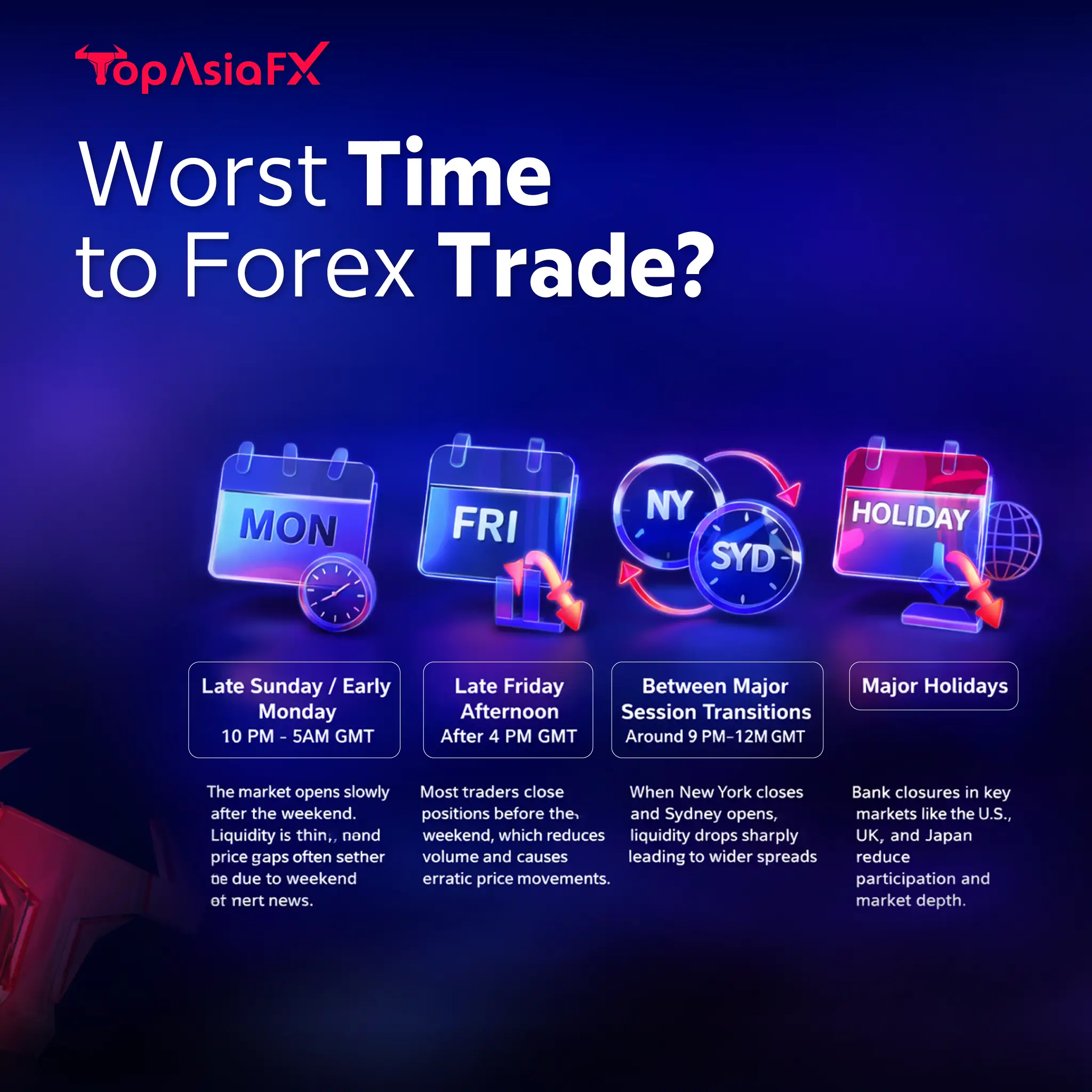 Worst Time To Trade Forex