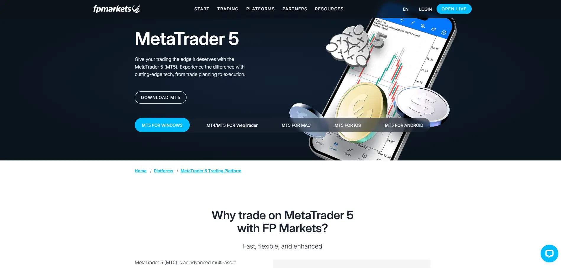 FP Markets MetaTrader 5