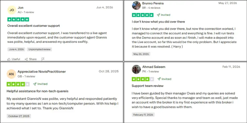 FP Markets TrustPilot Review