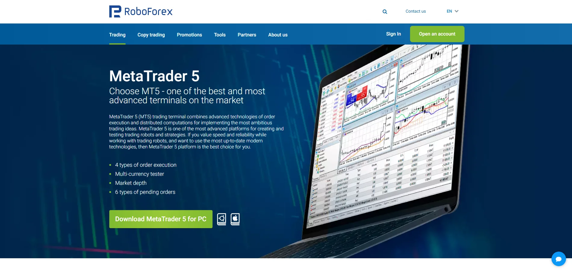 RoboForex MetaTrader 5