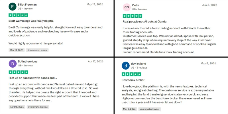 Oanda TrustPilot Review