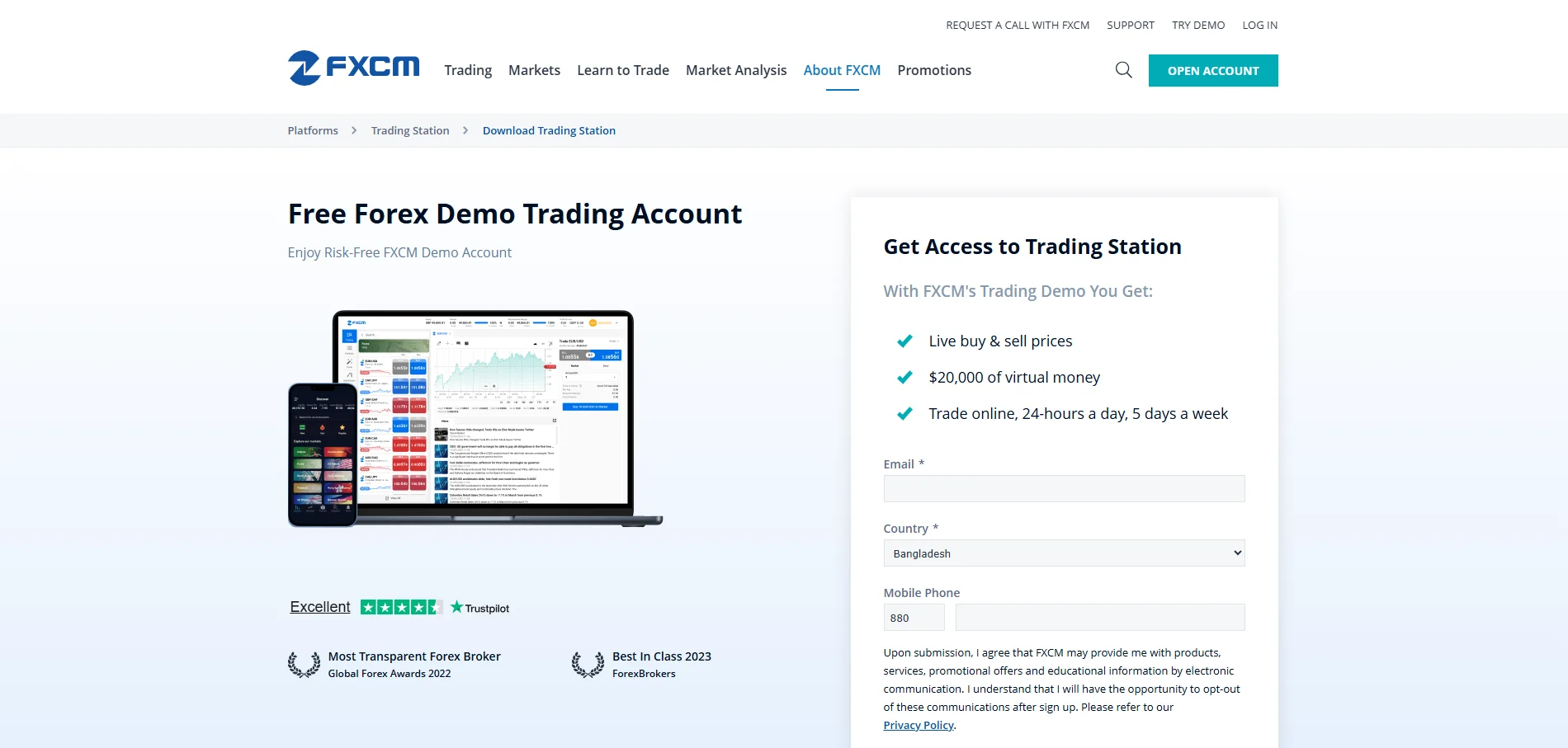 FXCM Demo Accounts