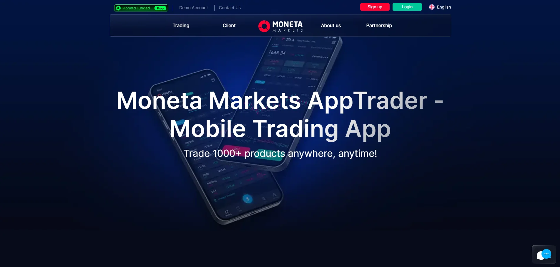 Moneta Markets AppTrader