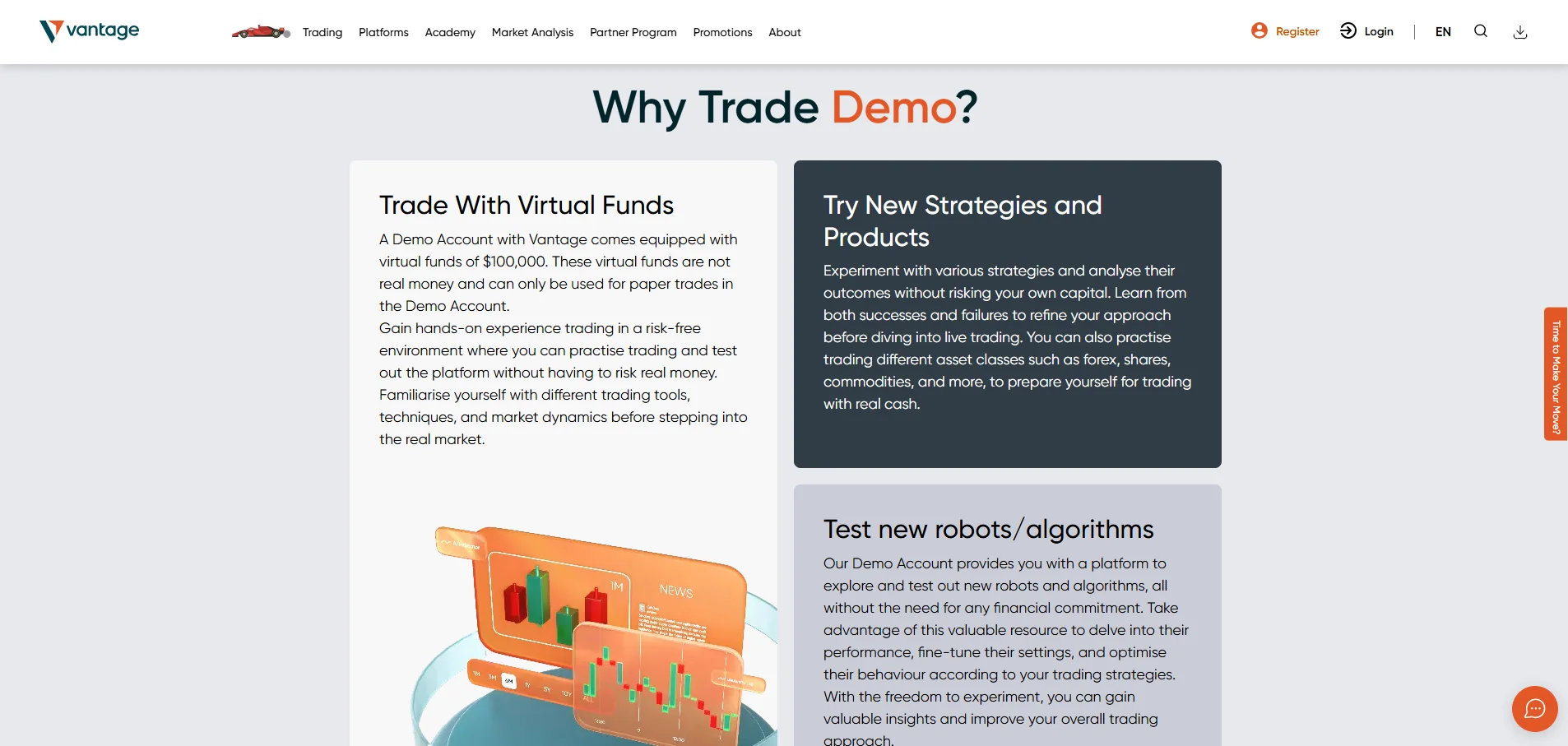 Vantage Demo Trading