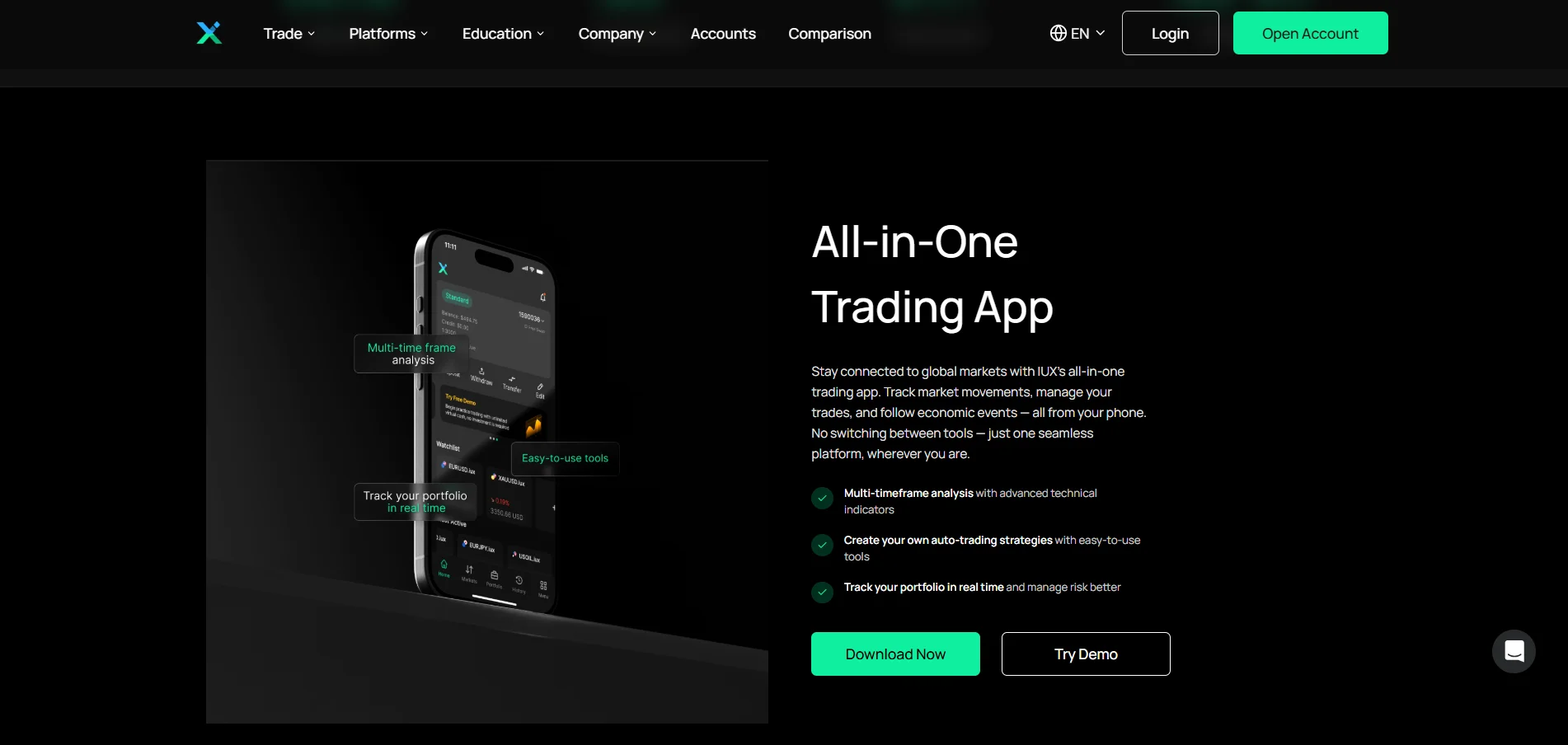 IUX Mobile App