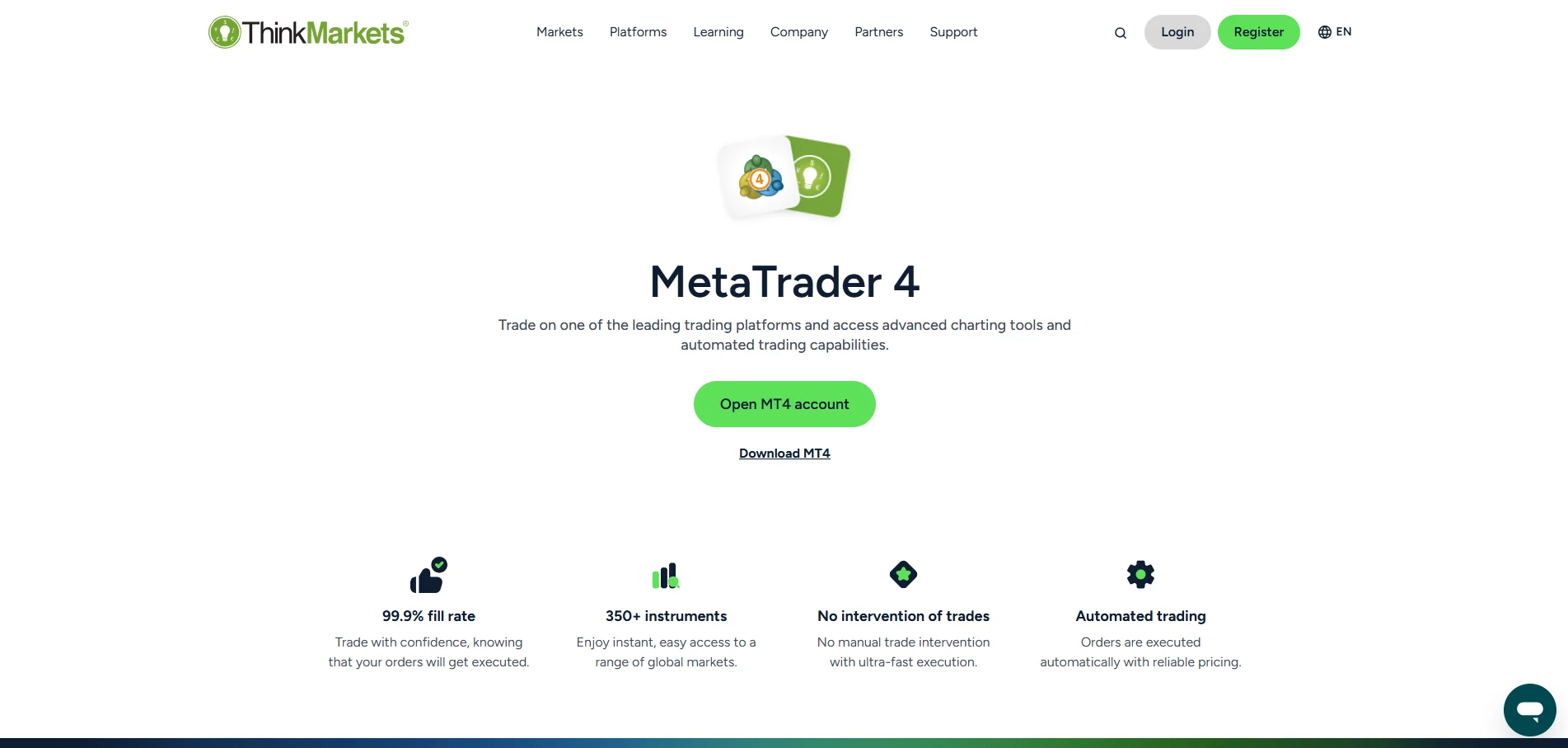 ThinkMarkets MetaTrader 4