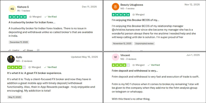 FXTM TrustPilot Review