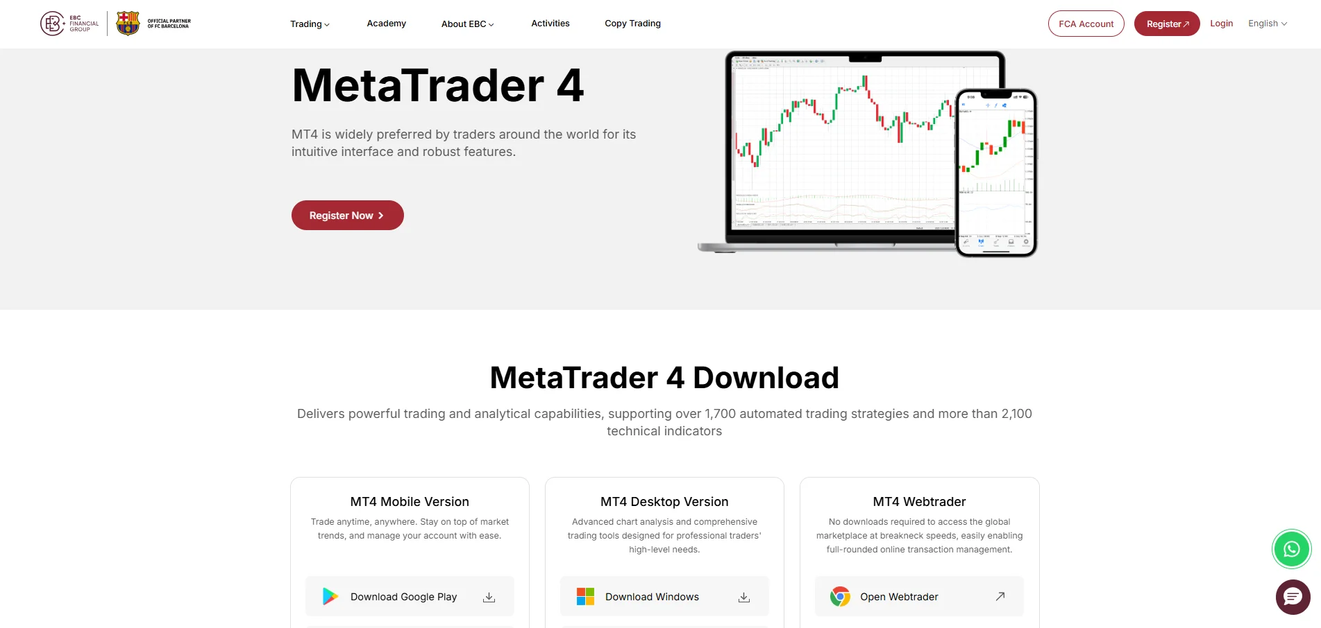 EBC MetaTrader 4