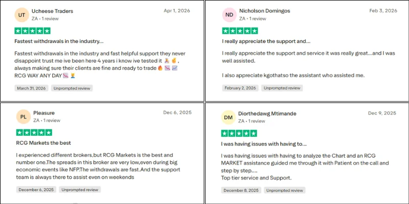 RCG Markets TrustPilot Review