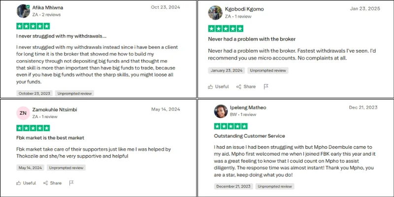 FBK Markets TrustPilot Review